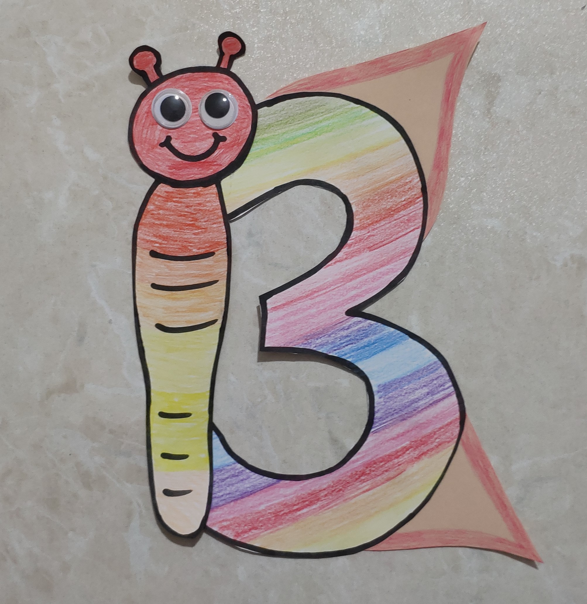 preschool butterfly 3 number OKUL ÖNCESİ ETKİNLİKLER